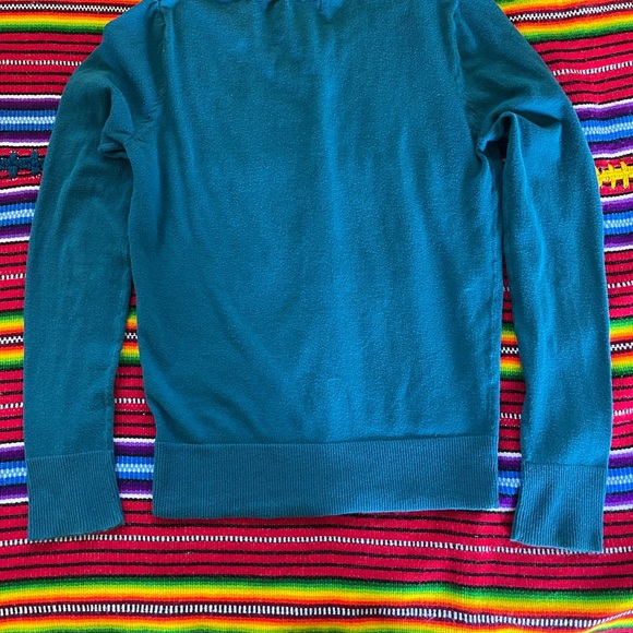 Long sleeve button up sweater. Size S Color Small - Picture 4 of 9